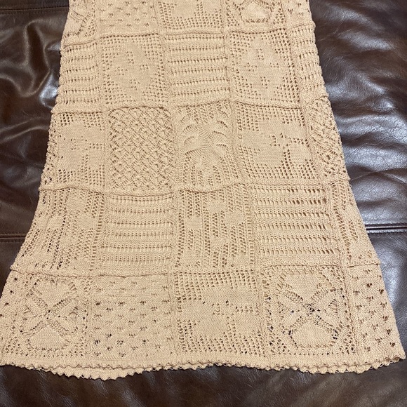 Zara sleeveless midi lace dress with underlay slip - Picture 6 of 14